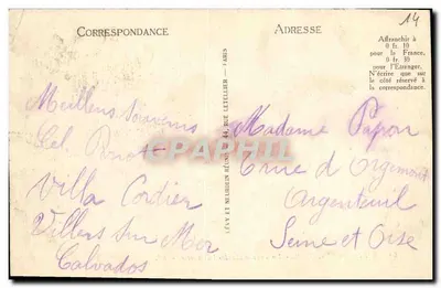 Villers-sur-Mer - A Fazenda Marie-Antoinette - LL — Verso