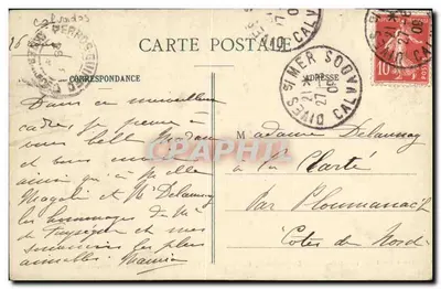 Sala Marmousets — Hostellerie Guillaume-le-Conquérant — Dives-sur-Mer — Fot. F. Postel — Rewers
