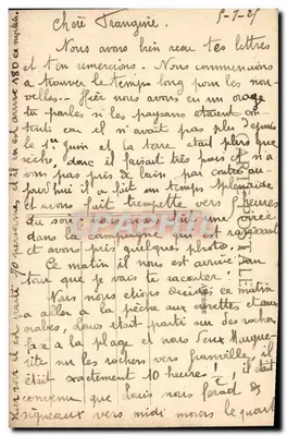 Saint-Pair — Vista Geral da Praia — editor: Laurent-Pel, Rennes, n° 722 — Verso