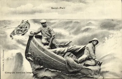 Saint-Pair — Corte de vento ao largo — J.I. N° 10 — L'Île-Adam