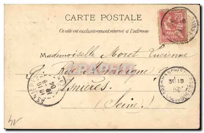 La Demoiselle de Fontenailles — Arromanches — Lib. d'Arromanches — Rewers