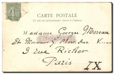 Cartolina d'epoca Cartolina d'epoca Caen Castello di Guglielmo il Conquistatore — Verso