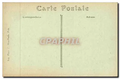 CAEN — Pomnik Demolombre, Ogród Placu Republiki — M. C. F. L. Paris-Miudon — Rewers