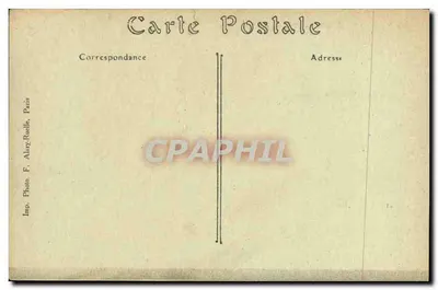 Caen — Palais de l'Université — M. C. L. F. Paris-Meudon — Rewers