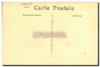 Abbaye aux Dames — Abbaye de la Trinité — Caen — Verlag Neurouin Frères — Rückseite