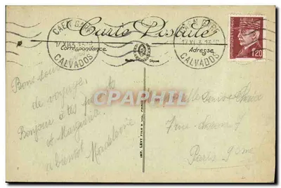 CAEN — Aleja Gare — LL. nr 224 — Rewers