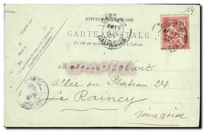 CAEN — Façade klasztoru Mężczyzn — LL — Rewers