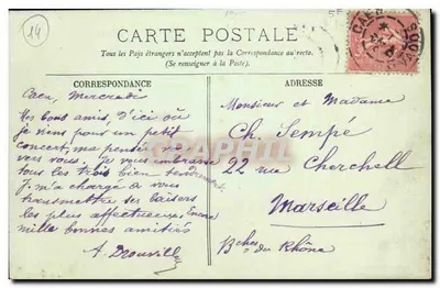 Caen — Widok na port — LL, n°149 — Rewers