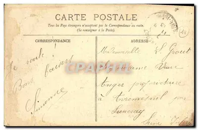 CAEN — Hotel de Ville i plac — LL. — Rewers