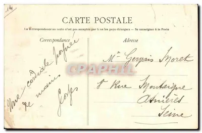 Caen — De Kerk van de Gloriette — Uitgave D. D. — Achterkant