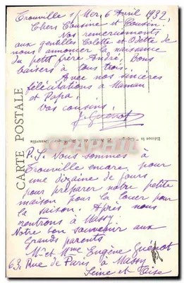 Deauville, a Praia das Flores — A Estação (M. Philippot, arquiteto) — Edição da República — Verso