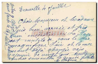 Deauville - La Terraza y las Villas — Tarjeta postal moderna n°137 — Reverso