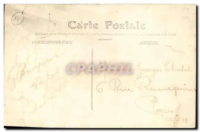 Lisieux — Pałac Franciszka I — wydawca nieznany, nr 8 — Rewers