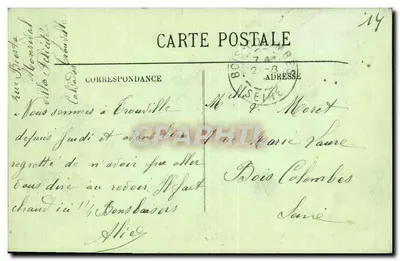 Deauville — As Villas e a Terrasse — LL, n°210 — Verso