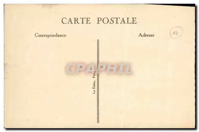 Deauville — O Casino e os Jardins — Editor Le Deley, Paris, n° 405 — Verso