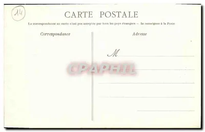 Luc-sur-Mer — Widok na przesmyk i plażę przy涨潮 — Collection AD — Rewers