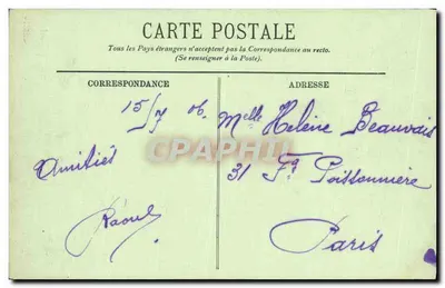 Cabourg — La Terrasse — LL. — Verso