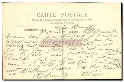 Cabourg — La Terrasse e la Spiaggia — Fotografia Auguin — LL. — Verso