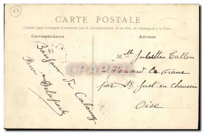 Cabourg (Calvados) — Grupa domków wille — Wydawca P. P. Cottin — Rewers