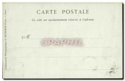 Bayeux — Biblioteka, w której znajduje się Tapisseria Królowej Matyldy — Wydawca: Neurdein Frères, Paryż — Rewers