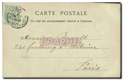 Bayeux — Casa da Rua Saint-Martin — Livraria Bayeuvaine, Tostain, n°4 — Verso