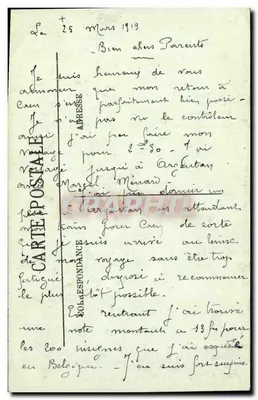 Bayeux — A Catedral em Direção aos Órgãos — LL — Verso