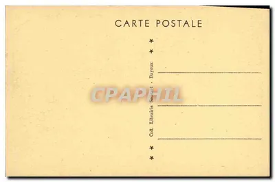 Bayeux (Calvados) — Plac Zamkowy — Fontanna — Fot. Combier Macon — Rewers