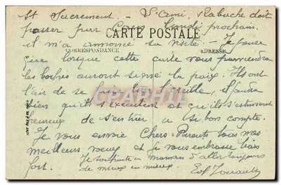 Bayeux — La Catedral — Las Sillas y el Coro — LL — Reverso