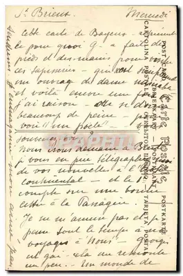 Tappeto della Regina Matilde — Bayeux — scena di battaglia — editore ND Pbot. n°166 — Verso