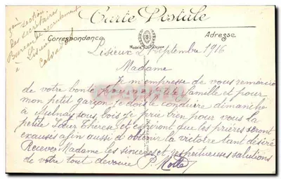 Lisieux — Katedra Świętego Piotra — Artystyczne wydawnictwo Albert Gréante, Lisieux, seria SELECTA — Rewers