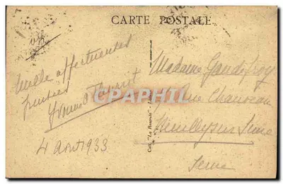 Lisieux — Statua św. Teresy Dzieciątkowej na cmentarzu Karмелitów — wydawca nieznany — Rewers