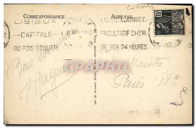 Lisieux — Stare domy, Plac Victor-Hugo — LL — Rewers