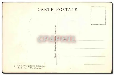 Bazylika w Lisieux — Krypta — Dräger-Paris — Rewers