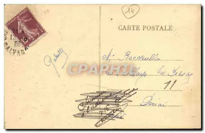 Fronton kaplicy Karмелitów w Lisieux — Édit. A. Bouvet — Rewers