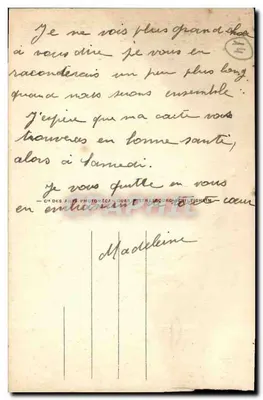 Trouville-Reine des Plages — La Plage et les Jetées — éditeur A.814 — Verso