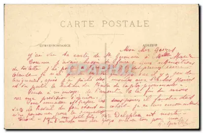 TROUVILLE-sur-MER — Le Jetées in tempo brutto — E. G. — Verso