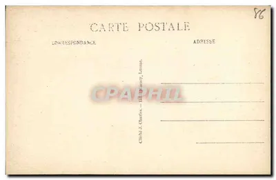 Lussac-les-Châteaux (Vienne) — L'Hermitage, datujące się z III i IV wieku (widok zachodni) — Rewers