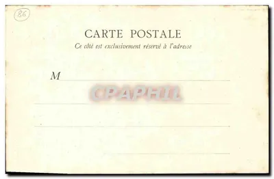 Chauvigny (Vienne) — Ruínas do castelo baronial e Vale da Vienne — J. Robuchon, fot., Poitiers, 3 ter — Verso