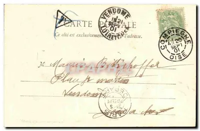 Compiègne - Zamek - Główne wejście — Décèle, n°31 — Rewers