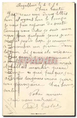 ENV. DE COMPIÈGNE — Zamek w Francfortie — LL. — Rewers