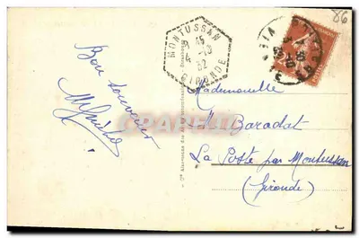Poitiers — Vista generale della Città — Editore Byrara, n°1 — Verso