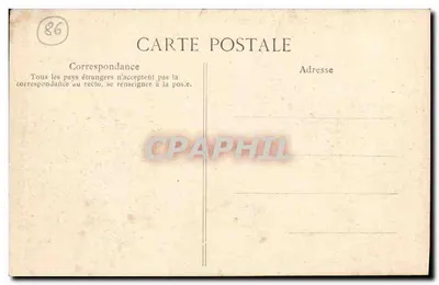 Poitiers — Panorama preso dalle Dune — H. W. T. — Verso