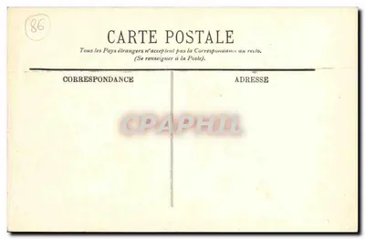 Poitiers — Katedra — Wyjście z Vespers — LL. — N° 13 — Rewers