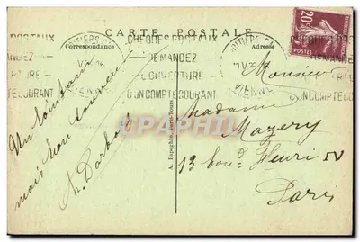Poitiers (Vienne) - Igreja N.-D. La Grande — A.P. n°31 — Verso