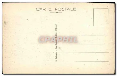 Poitiers - Faculdade de Letras (Hôtel Fumé) - R. D. — Verso