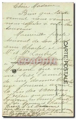 Poitiers — A Prefeitura — B.D. 12 — Verso