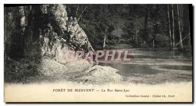 Floresta de Mervent — O Roc Saint-Luc — Coleção Couhé - Cliché Ch. Petit