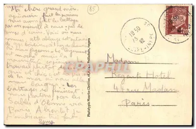 JARD-sur-MER (Vendée) — A Abadia de « Lieu-Dieu » — Editor Emocheu — Verso