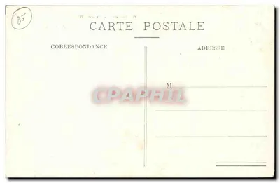 As torres do castelo e o chefe da capela — Apremont-sur-Vie (Vendée) — Jules Rohuchon, fot. Poitiers - 440 — Verso