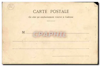 A Floresta de Mervent — O Restaurante de Pierre Brune — A. Robin, editor Fontenay, n° 1481 — Verso